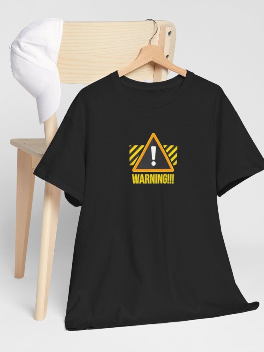 Graphic Tee " Warning" Unisex